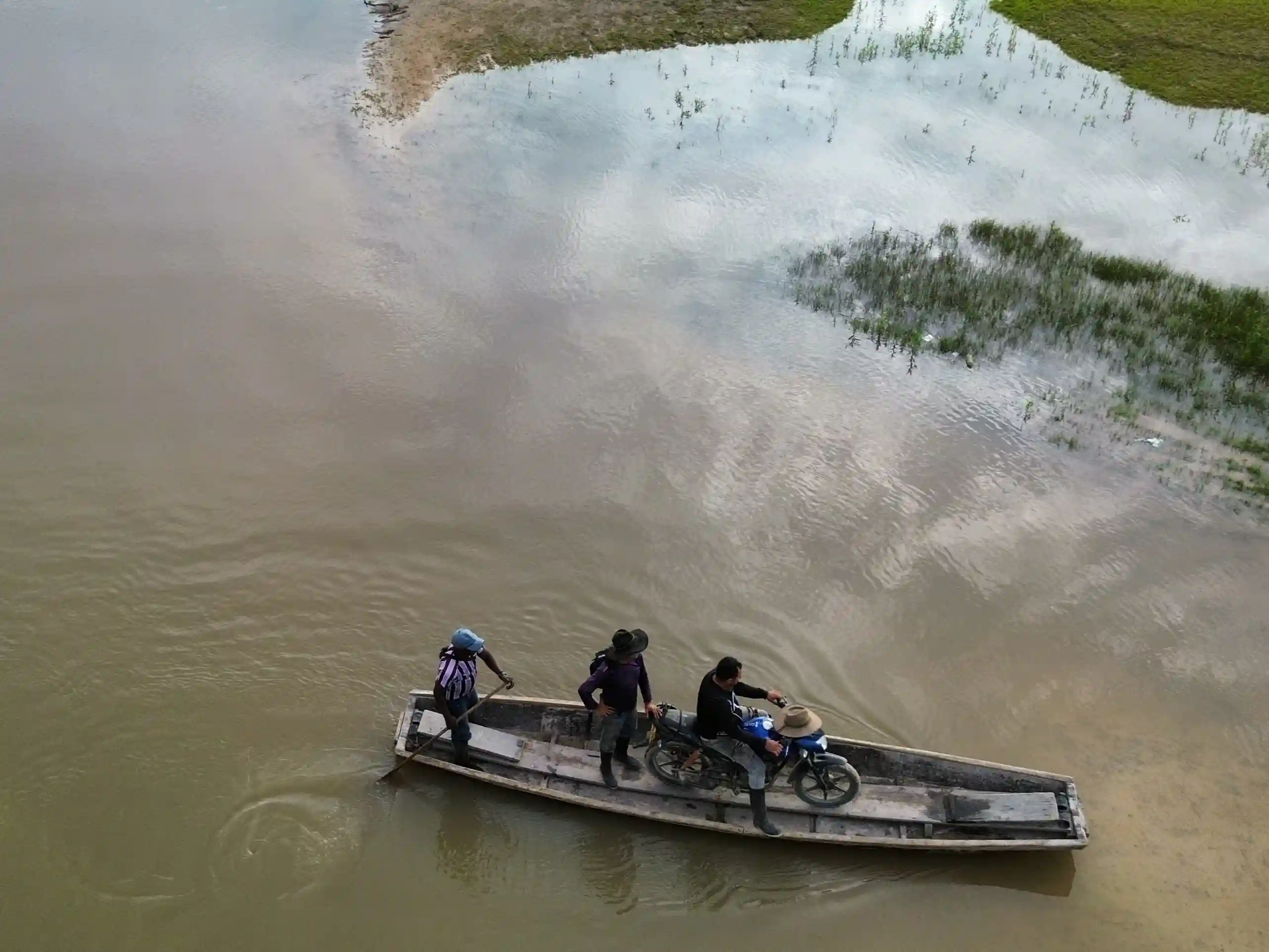 Boots on the ground by boat